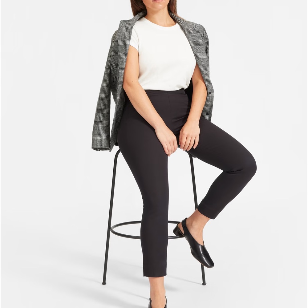 Everlane NWOT curvy side-zip stretch cotton pant,sz.20 plus size